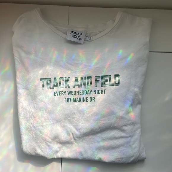 Princess Polly White T Shirt - Picture 1 of 5